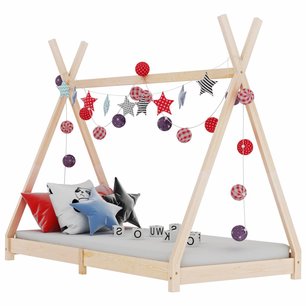 Kinderbedframe massief grenenhout 90x200 cm Kinderbedframe massief grenenhout 90x200 cm