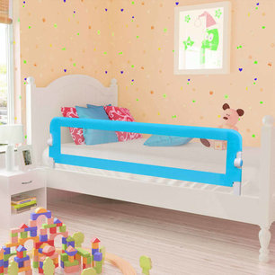 Kinderbedhekjes 2 st 150x42 cm blauw Kinderbedhekjes 2 st 150x42 cm blauw