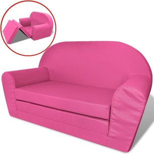 Loungestoel voor kinderen uitklapbaar roze Loungestoel voor kinderen uitklapbaar roze