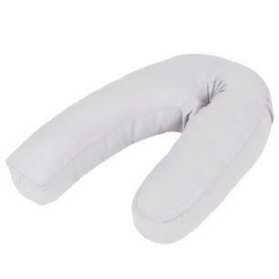 Zwangerschapskussen J-vormig 54x(36-43) cm grijs Zwangerschapskussen J-vormig 54x(36-43) cm grijs