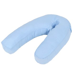 Zwangerschapskussen J-vormig 54x(36-43) cm blauw Zwangerschapskussen J-vormig 54x(36-43) cm blauw