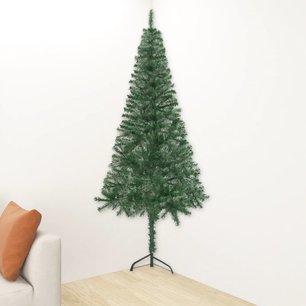 Kunstkerstboom hoek 120 cm PVC groen Kunstkerstboom hoek 120 cm PVC groen