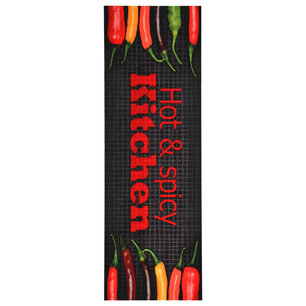 Keukenmat wasbaar Hot&Spicy 45x150 cm Keukenmat wasbaar Hot&Spicy 45x150 cm