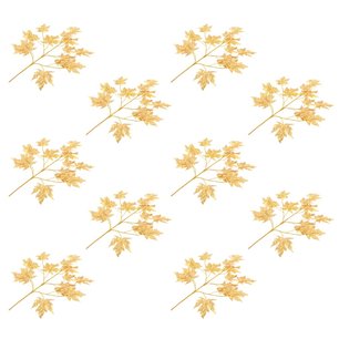 Kunstbladeren esdoorn 10 st 75 cm goud Kunstbladeren esdoorn 10 st 75 cm goud