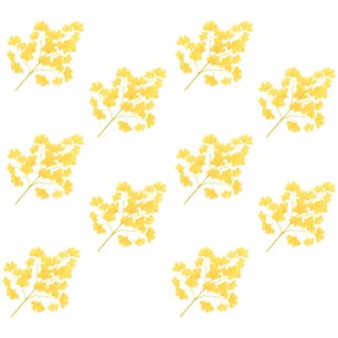 Kunstbladeren Japanse notenboom 10 st 65 cm geel Kunstbladeren Japanse notenboom 10 st 65 cm geel