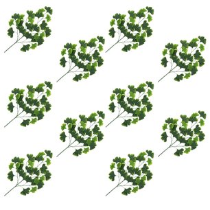 Kunstbladeren Japanse notenboom 10 st 65 cm groen Kunstbladeren Japanse notenboom 10 st 65 cm groen