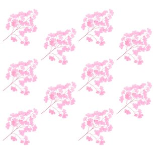 Kunstbladeren Japanse notenboom 10 st 65 cm roze Kunstbladeren Japanse notenboom 10 st 65 cm roze