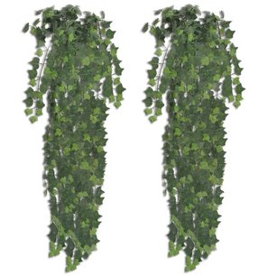 Kunstplanten 2 st klimop 90 cm groen Kunstplanten 2 st klimop 90 cm groen