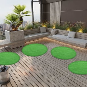 Kunstgras met noppen rond 130 cm groen Kunstgras met noppen rond 130 cm groen