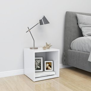 Tv-meubel 37x35x37 cm spaanplaat wit Tv-meubel 37x35x37 cm spaanplaat wit