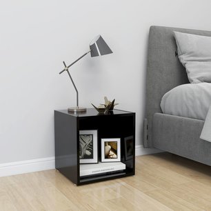Tv-meubel 37x35x37 cm spaanplaat zwart Tv-meubel 37x35x37 cm spaanplaat zwart