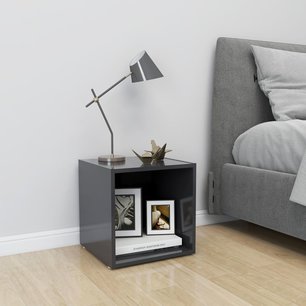 Tv-meubel 37x35x37 cm spaanplaat grijs Tv-meubel 37x35x37 cm spaanplaat grijs