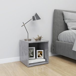 Tv-meubel 37x35x37 cm spaanplaat betongrijs Tv-meubel 37x35x37 cm spaanplaat betongrijs