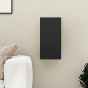 Tv-meubel 30,5x30x60 cm spaanplaat zwart Tv-meubel 30,5x30x60 cm spaanplaat zwart