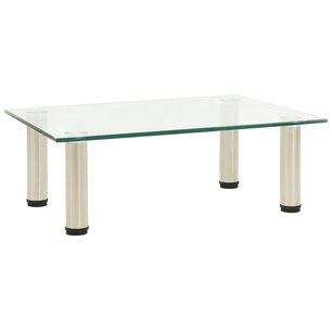 Tv-meubel 40x35x17 cm gehard glas transparant Tv-meubel 40x35x17 cm gehard glas transparant