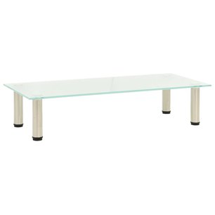 Tv-meubel 80x35x17 cm gehard glas mat Tv-meubel 80x35x17 cm gehard glas mat