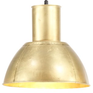 Hanglamp rond 25 W E27 28,5 cm messingkleurig Hanglamp rond 25 W E27 28,5 cm messingkleurig