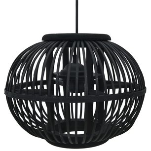 Hanglamp bol 40 W E27 30x22 cm wilgen zwart Hanglamp bol 40 W E27 30x22 cm wilgen zwart