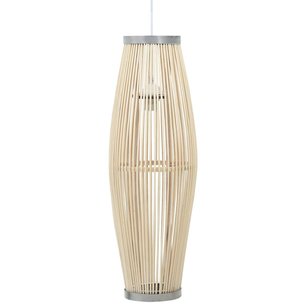 Hanglamp ovaal 40 W E27 25x62 cm wilgen wit Hanglamp ovaal 40 W E27 25x62 cm wilgen wit