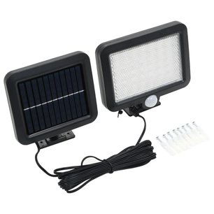 Solarlamp met bewegingssensor LED-lichten wit Solarlamp met bewegingssensor LED-lichten wit