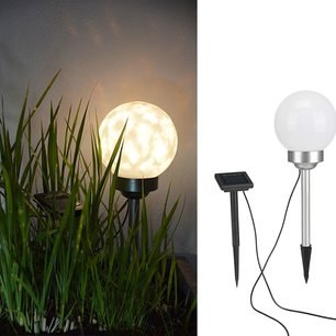 HI Tuinlicht LED bal roterend 15 cm HI Tuinlicht LED bal roterend 15 cm