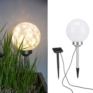 HI Tuinlicht LED bal roterend 20 cm HI Tuinlicht LED bal roterend 20 cm