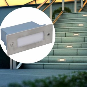 LED Verzonken traplamp 44 x 111 x 56 mm 2 st LED Verzonken traplamp 44 x 111 x 56 mm 2 st