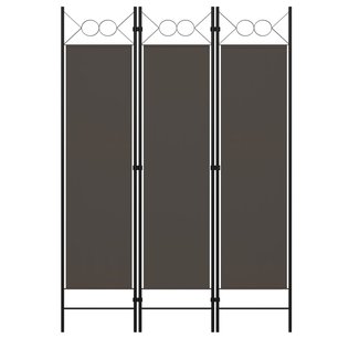 Kamerscherm met 3 panelen 120x180 cm antraciet Kamerscherm met 3 panelen 120x180 cm antraciet