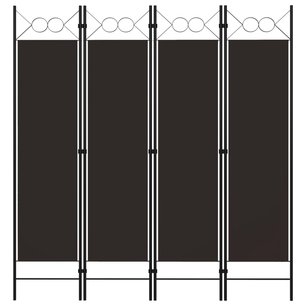 Kamerscherm met 4 panelen 160x180 cm bruin Kamerscherm met 4 panelen 160x180 cm bruin