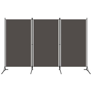 Kamerscherm met 3 panelen 260x180 cm antraciet Kamerscherm met 3 panelen 260x180 cm antraciet