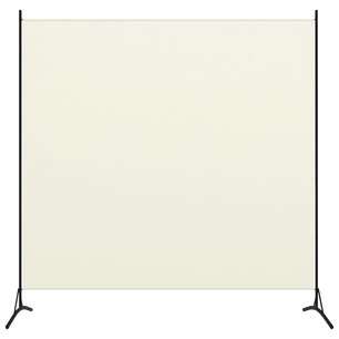 Kamerscherm met 1 paneel 175x180 cm crèmewit Kamerscherm met 1 paneel 175x180 cm crèmewit