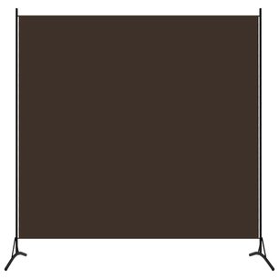 Kamerscherm met 1 paneel 175x180 cm bruin Kamerscherm met 1 paneel 175x180 cm bruin