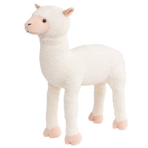 Speelgoedalpaca staand XXL pluche wit Speelgoedalpaca staand XXL pluche wit