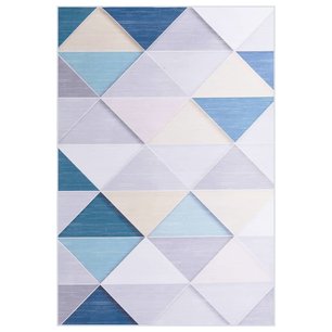 Vloerkleed bedrukt 80x150 cm stof meerkleurig Vloerkleed bedrukt 80x150 cm stof meerkleurig