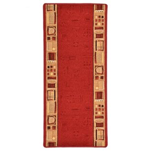 Tapijtloper met gelbodem 67x120 cm rood Tapijtloper met gelbodem 67x120 cm rood