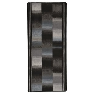 Tapijtloper met gelbodem 67x120 cm zwart Tapijtloper met gelbodem 67x120 cm zwart