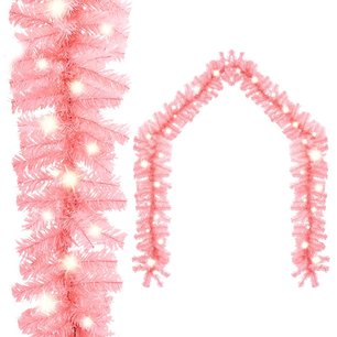 Kerstslinger met LED-lampjes 5 m roze Kerstslinger met LED-lampjes 5 m roze