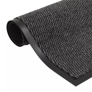 Droogloopmat rechthoekig getuft 40x60 cm antraciet Droogloopmat rechthoekig getuft 40x60 cm antraciet