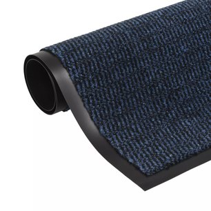 Drooglopmat rechthoekig getuft 120x180 cm blauw Drooglopmat rechthoekig getuft 120x180 cm blauw