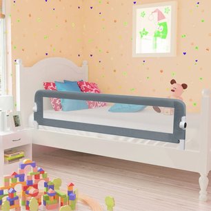 Bedhekje peuter 120x42 cm polyester grijs Bedhekje peuter 120x42 cm polyester grijs