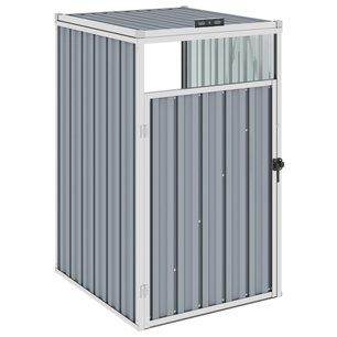 Afvalbakberging 72x81x121 cm staal grijs Afvalbakberging 72x81x121 cm staal grijs
