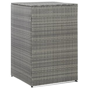 Containerberging enkel 76x78x120 cm poly rattan antraciet Containerberging enkel 76x78x120 cm poly rattan antraciet