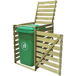 Containerberging enkel 240 L geïmpregneerd hout Containerberging enkel 240 L geïmpregneerd hout