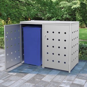 Containerberging dubbel 240 L roestvrij staal Containerberging dubbel 240 L roestvrij staal