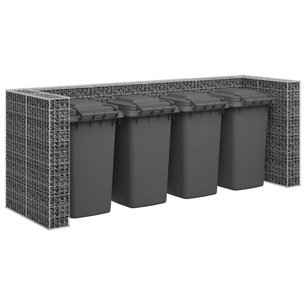 Schanskorfmuur containers 320x100x120 cm gegalvaniseerd staal Schanskorfmuur containers 320x100x120 cm gegalvaniseerd staal