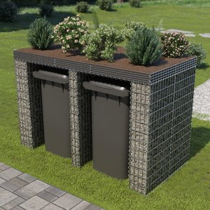 Schanskorfmuur container 190x100x130 cm gegalvaniseerd staal Schanskorfmuur container 190x100x130 cm gegalvaniseerd staal