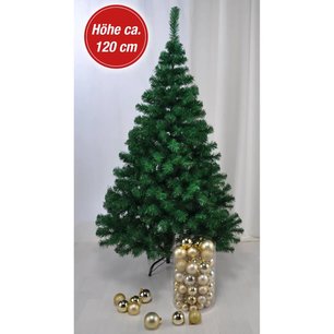HI Kerstboom met metalen standaard 120 cm groen HI Kerstboom met metalen standaard 120 cm groen