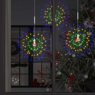 Kerstverlichting vuurwerk 140 LED's buiten 50 cm meerkleurig Kerstverlichting vuurwerk 140 LED's buiten 50 cm meerkleurig