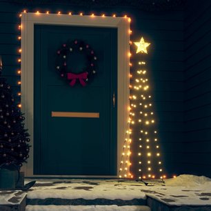 Kegelkerstboom 70 LED's 50x120 cm warmwit Kegelkerstboom 70 LED's 50x120 cm warmwit