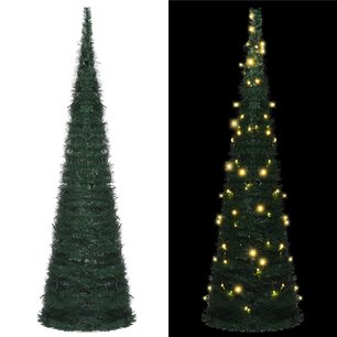 Kunstkerstboom met LED pop-up 150 cm groen Kunstkerstboom met LED pop-up 150 cm groen
